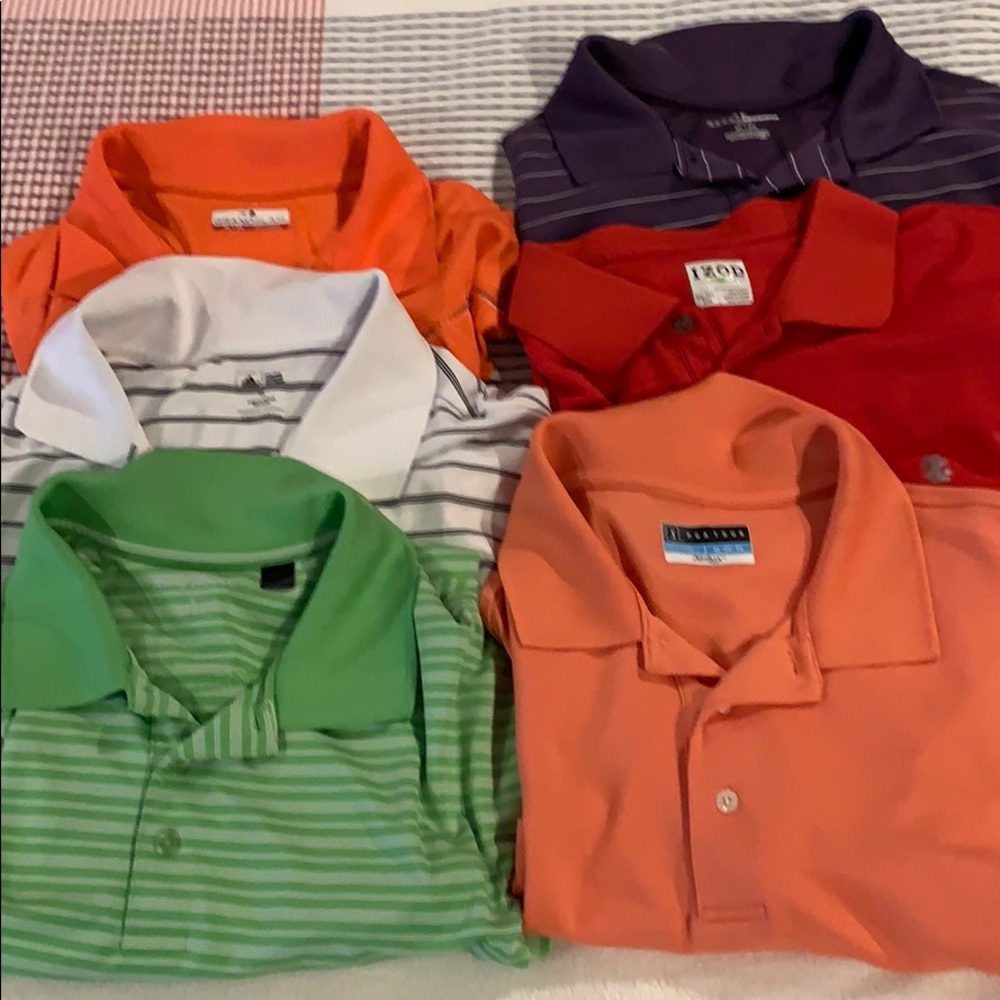 6 XL Golf or work out shirts